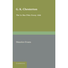 G. K. Chesterton by Maurice Evans Paperback Book
