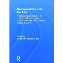 Homosexuality and the Law Hardcover Book