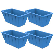 Extra Large Ice- Molds 4Pack Silicone Ice Block Molds for Ice Plunge Tub, Reusable Ice- Trays for Freezer