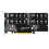 MAIWO KCSSD10 PCIEx4 Adapter Card, M.2Nvme Protocol Four-Bay Ssd Array Adapter Card Supports Mn7/8/10/ Win Server/Linux System 1