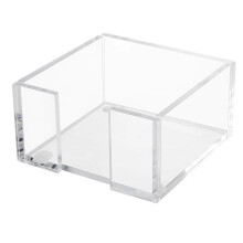 Acryl-Notizblockhalter für Mehr Ordnung Am Schreibtisch, Transparenter Notizzettelspender