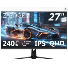 Z-Edge 27 Inch 240Hz QHD Gaming Monitor IPS 2560x1440 120% sRGB DP HDMI | PC Monitor 1ms MPRT, 2K