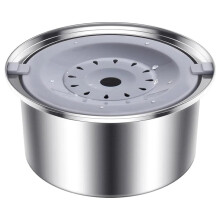 Stainless Steel Dog Drinking Water Bowl Floatting Non-Weting Mouth Cat Bowl Without Spill Pet Drinking Water Dispenser