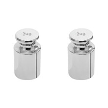 2X Poids D'Étalonnage de 2 Kg pour Balances de Classe M1, Destiné Aux Laboratoires, Usines et Supermarchés