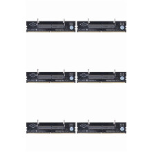 6X Carte Adaptateur DDR5 pour Ordinateur Portable Vers Ordinateur de Bureau, Carte Adaptateur U-DIMM 1,1 V avec Protection Contre les Surintensités,