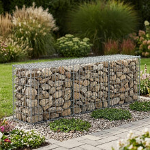 Gabionenkorb aus verzinktem Stahl, 100 x 50 x 30 cm