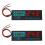 2X 18650 Li-Ion Lipo Lithium Test 7-55V Acid Battery Level Indicator Tester LEDDisplay Meter Module,C 1