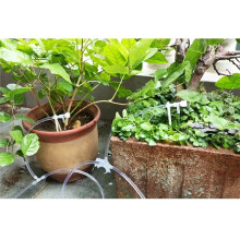Kit D'Irrigation Goutte à Goutte pour Plantes en Pot avec Tuyau de 20 M de 4/7 mm et Vanne de Régulation pour un Arrosage Efficace