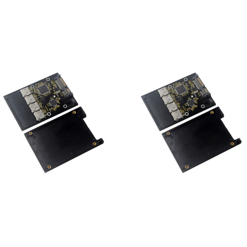 2X 2.5 Inch 4 TF to  Adapter Card, Self-Made SSD Solid State Drive, for Micro- to  Group  Card