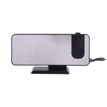Projection Alarm Clock for Bedroom,Projector Ceiling Clock with Digtal LED Temperature Humidity Display&Dimmer,Projector