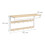 Wandkapstok met plank, wit, 80 cm 4