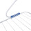 Radiatorwasdroger, staal, drooglengte 10 meter 6