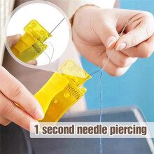 Easy to Use Needle Threaders Tool Self-Thread Guide DIY Apparel Plastic Sewing Accessories Threader for Hand Stitching