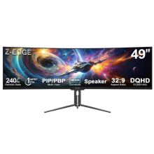 Z-Edge 49 Inch 240Hz Curved Gaming Monitor DQHD 5120x1440 32:9 Ultrawide VA | 1ms MPRT, 1800R, Speakers
