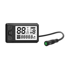 Medidor Eléctrico con Pantalla LCD para Motor Central Bafang 530S, Tabla de Códigos BBS01/02/HD, Accesorios Universales para Mesa de Códigos