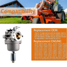 Lawn Tractor Carburetor Kit 796031 594201 591334 for D110 D100 LA125 LA115 E110 17.5hp, 19.5hp, 21hp Engine