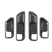 Car Inner Door Bowl Panel Inside Handle Protector Cover for Prado LC250 2024 Interior Accessories Carbon Fiber