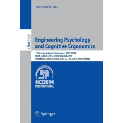 Engineering Psychology and Cognitive Ergonomics 11th International Con