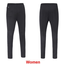 (Women(3 Heating Zones),M)Calças elásticas masculinas femininas elétricas aquecidas USB aquecedor de inverno