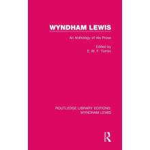 Wyndham Lewis An Anthology of His Prose Hardcover Book