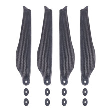 3411.2 Hélices Pliables en Fibre de Carbone de 34 Pouces, 2 Pales CW + 2 Pales CCW à Faible Bruit pour la Réparation de Drones, Pièces de Rechange