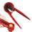 Multifunktionaler Nussknacker mit Rutschfestem Griff, Legierungsschalenknacker Rot 7
