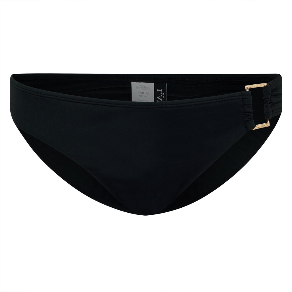 Photos - Swimwear Ralph Lauren   Womens/Ladies Ring Hipster Bikini Bottoms (10 UK, Black)