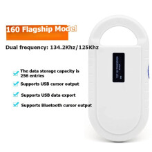 Microchip Pet Scanner OLED Display USB RFID Reader ISO11784/11785 Animal ID Transponder Scanner for Cats Dogs