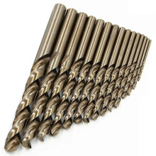 15 Pcs HSS Yellow Straight Shank Twist Drill Bits 1.5-10mm High Speed Steel Fully Ground Hole Drilling Tool Set