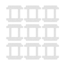 Chiffon de Nettoyage pour Robot Aspirateur de Fenêtres pour Winbot C1 NanoE/G1 , Lavable et Réutilisable, 9 Pièces