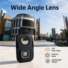 110 Wide Angle Lens for  Osmo Pocket 4 Pro 0.7X Optical Glass Auxiliary Camera Lens Snap- Vlog Shooting Accessory