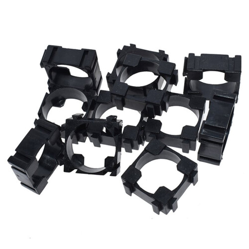 200PCS 18650 Li-Ion Battery Holder Bracket, Portable Cylindrical Cell Holder for DIY Battery Projects