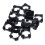 200PCS 18650 Li-Ion Battery Holder Bracket, Portable Cylindrical Cell Holder for DIY Battery Projects 4