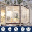 Bâche ImperméAble - Bâches Transparentes et RéSistantes, Couverture Transparente ExtéRieure 2X4M 2