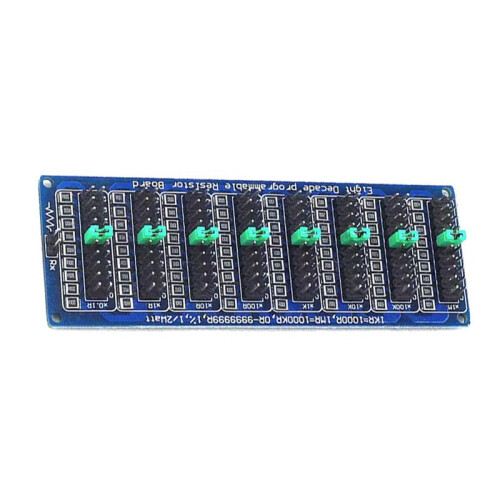 Programmable Eight Decade Resistor Board 0.1R-9.9999999MR(0-10MΩ)Step Accuracy 1/2 W SMD Resistance Module 2
