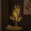 2X Tabletop Tree, White Tree with LED Lights, Warm White Small Tree Lights Battery Powered Timer, Lighted Tree 4