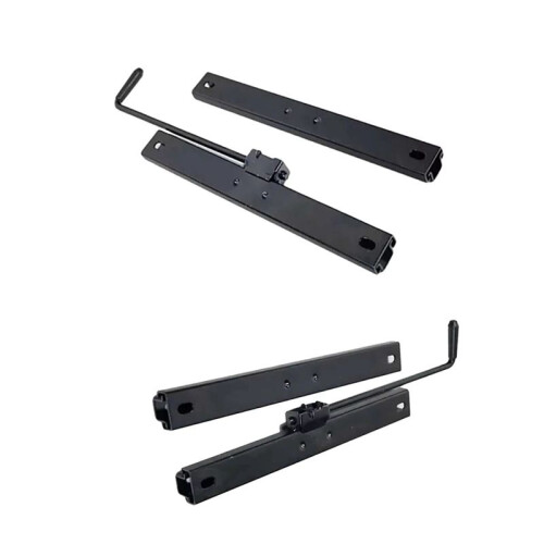 Single Lock Car  Slide Rail High Strength Adjustable  Slide Rail Assembly Kit for Loader Forklift Tractor B 1
