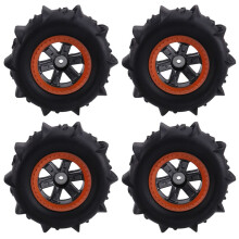 4 Stuks Upgrade Zand Sneeuw Banden Wielen voor 1/10 voor 104009 104001 XLH 9125 RC Truck Auto Accessoires Onderdelen