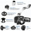 2X Snorkel Mask Foldable Diving Mask Set with Dry Top System and Camera Mount,Black 1