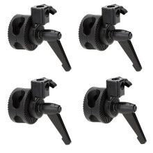 4X Einzel Griff Gelenkkopf Schellenklemmung Fuer Foto Studio Schwenkarm Reflektorhalter Staender
