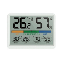 Thermometer & Hygrometer Indoor Household Electronic Temperature & Humidity Visual Measuring Instrument