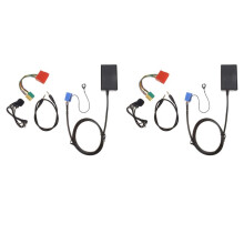 2X Car Aux Handsfree USB Adapter Music Audio Cable for A3 8L 8P A4 B5-B7 A6 4B A8 4D