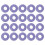20PCS Aim Assist Rings Motion Control Rings for PS5 Gamepad Game Controller Auxiliary Sponge Precision Target Ring C 1