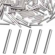 100pcs Stainless Steel Dowels, 5mm X 40mm Shelf Bracket Dowels for Cabinet Shelves Furniture