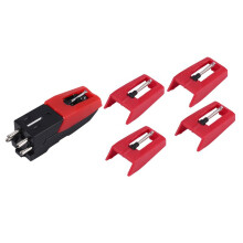 Platenspeler Naald, 1 PC Platenspeler Cartridge met 4 Stuks Diamond Stylus Vervanging voor , Victrola, ION, LP
