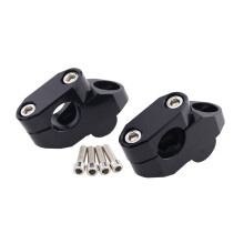 Motorcycle Handlebar Mount Risers for V-Strom 250 650 DL650 V-Strom 1000 DL1000 2002-2019 22mm 7/8 inch(Black)