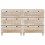 VidaXL vidaXL Sideboard 2 pcs White 120 x 33.5 x 75 cm Solid mango wood 4