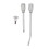 Kipphebel Blinker Set Edelstahl Chrom 1967-1994 1