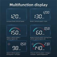 M22 Car GPS HUD - Display USB Speedometer Compass Universal