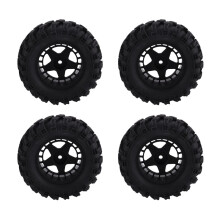4 Pezzi Pneumatici Universali da 90 mm per TRX4 1/16 e-Revo W192 per MJX H12Y/H12Y+ Accessori di Aggiornamento per Auto RC